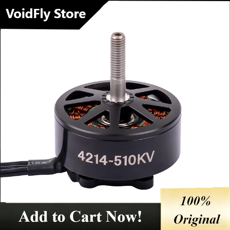 VoidFly Brushless Motor For Drone 4214 510KV Short Shaft Durable FPV Racing Quadcopter Integrated Rotor Model Aircraft