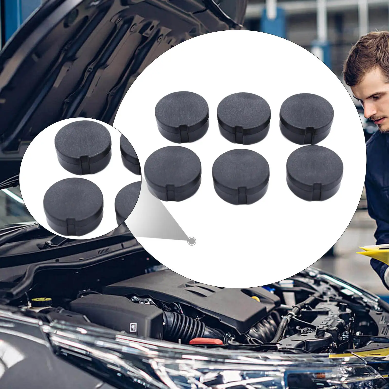 Threshold Caps Dustproof Cover Kit Sturdy PP Metal Trim Plugs Quick Install for VW T5 T5.1 T6 Kombi