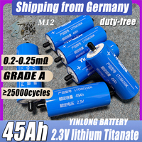 New EU inventory of Yinlong 1-72PCS 2.3V 45Ah Grade A lithium titanate LTO battery 10C electric ship solar speaker power battery