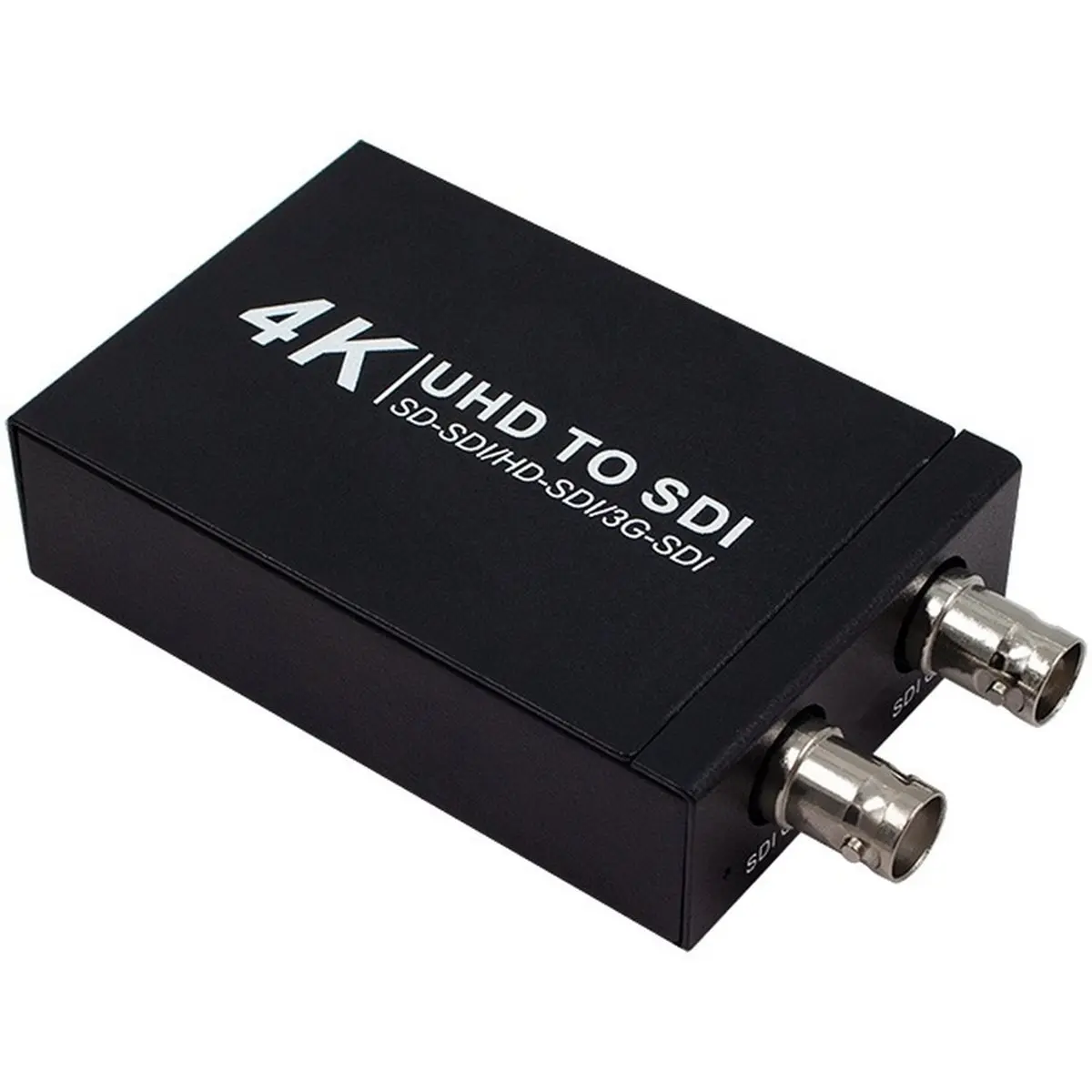 4K UHD -Compatible to SDI Converter Dual BNC SD-SDI HD-SDI 3G-SDI 1080P, Loop-Out for Live Stream Camera EU PLUG