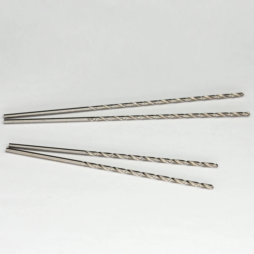 2mm 2.1mm 2.2mm 2.3mm 85mm 90mm 120mm Extra Long Plastic Metal Wood AL High Speed Steel HSS Straight Shank Twist Drill Bit