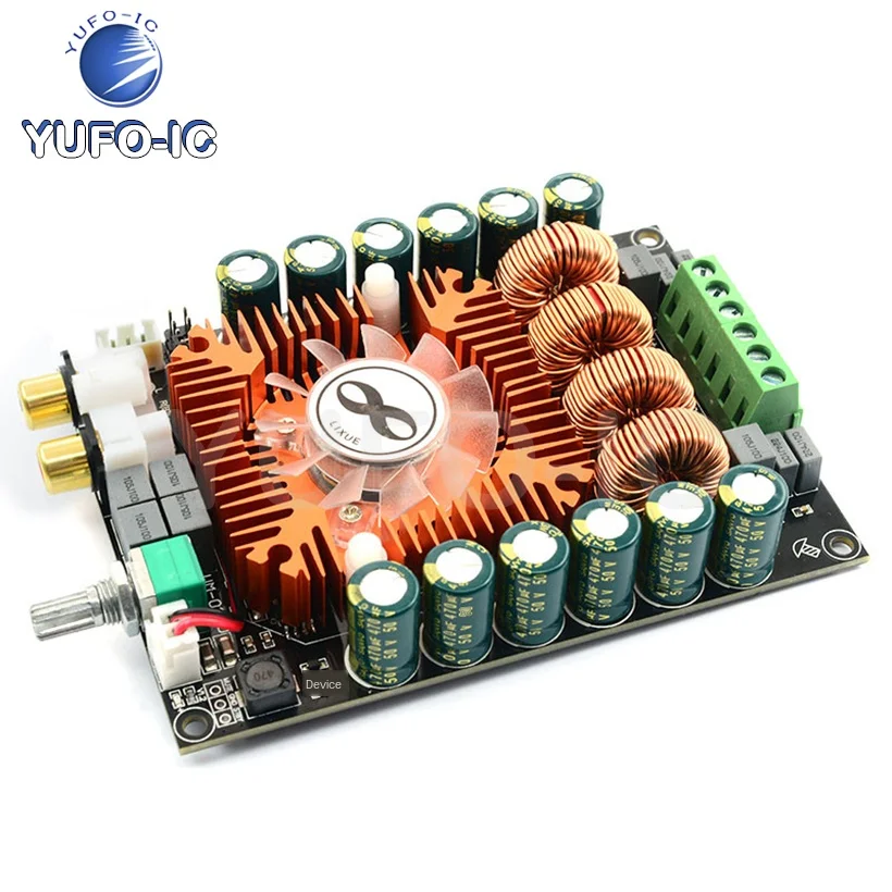 Free Ship 1pcs Tda7498e High-Power Digital Amplifier Board 2.0hifi Stereo 160w * 2 Support Btl220w