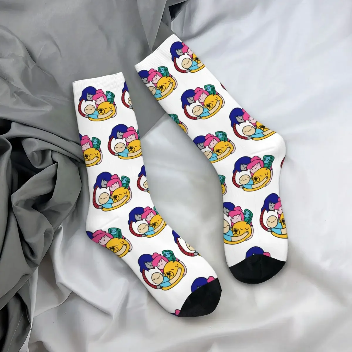 Finn Jake BMO Socks Harajuku High Quality Stockings All Season Long Socks Accessories for Man's Woman's Birthday Present