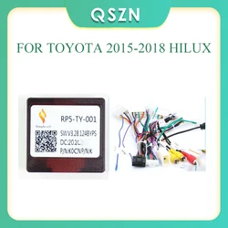 16 Pin Canbus box cable Adaptor RP5-TY-101For TOYOTA 2015 HILUX With Wiring Harness Power Cable Android Car Radio