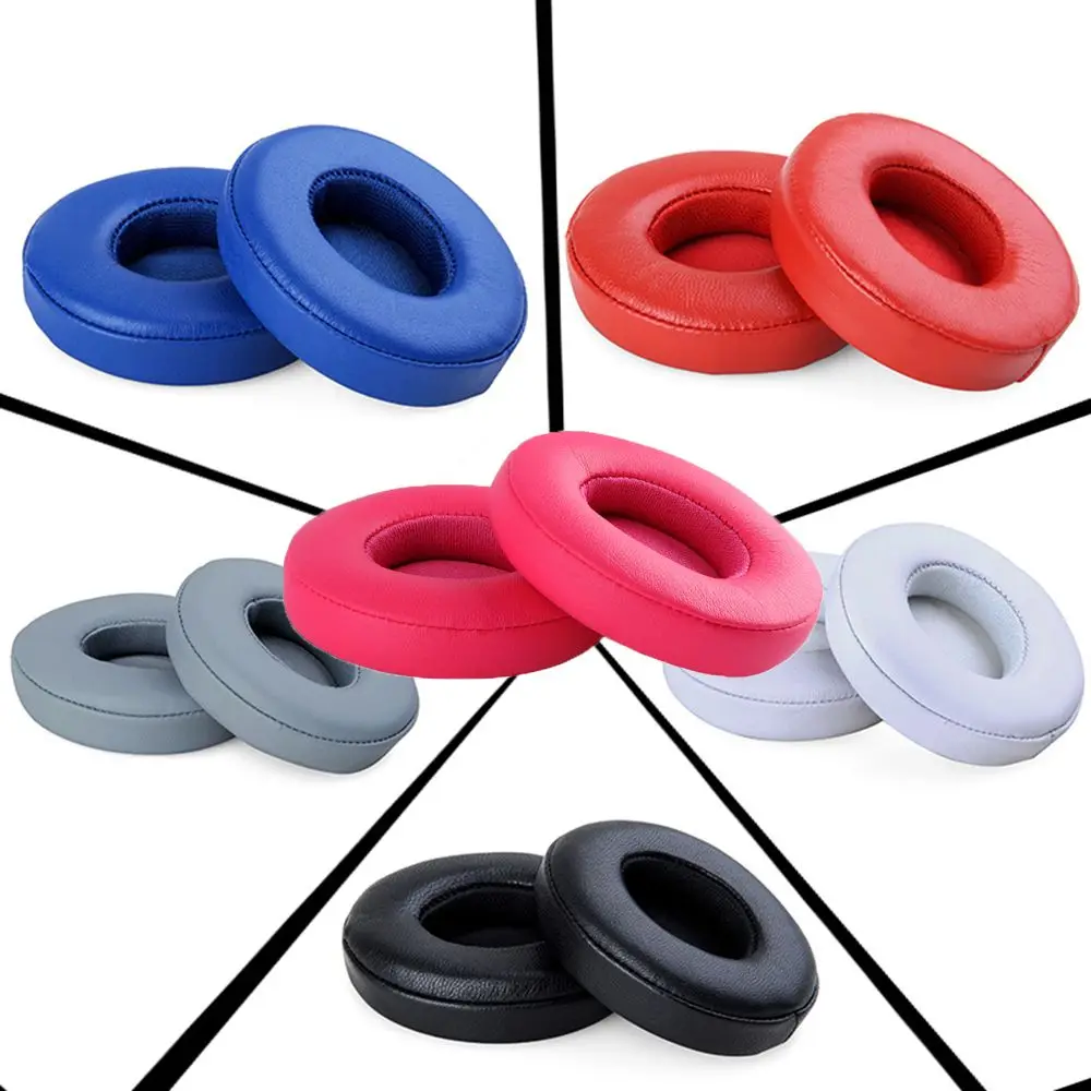 Replacement Ear pads Cushion Earbuds For Beats Solo 2 3 Wireless Headset Ultra-soft Cover