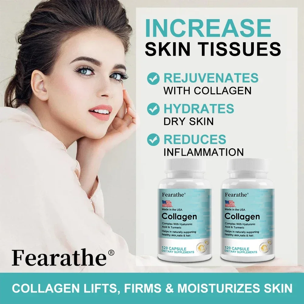 Premium Collagen Peptides Hydrolyzed Anti-Aging, Promotes Skin Hydration and Regeneration (Vitamins, Hyaluronic Acid and Biotin)