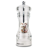 Acrylic Pepper and Salt Grinder ACER 14 cm