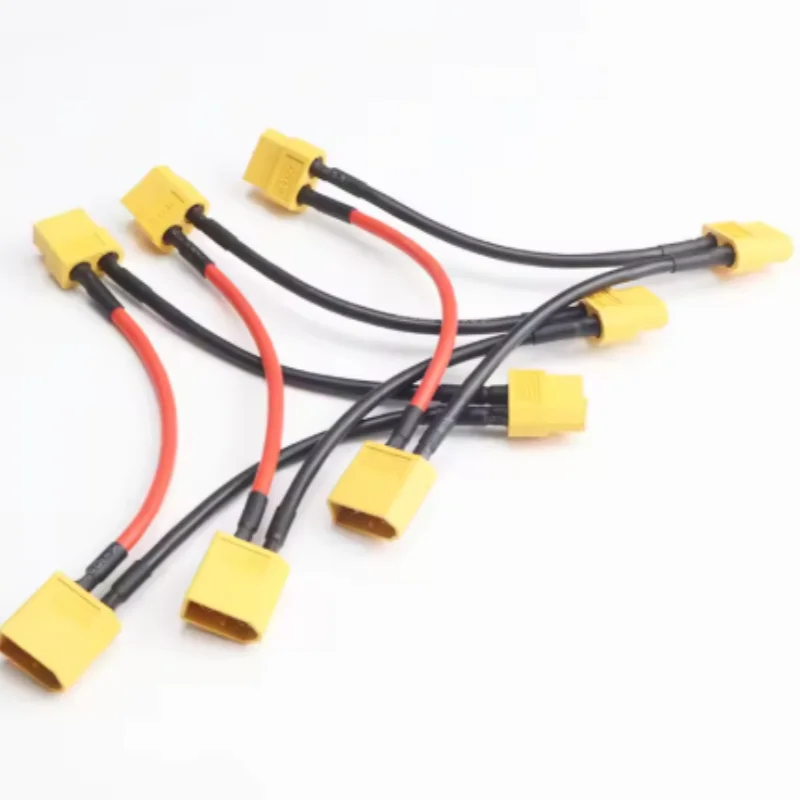 XT30/XT60/XT90/T Plug Connector Male to Female 14AWG/16AWG 10CM Battery Adapter Series Y Shape Rc Helicopter Connection Cable