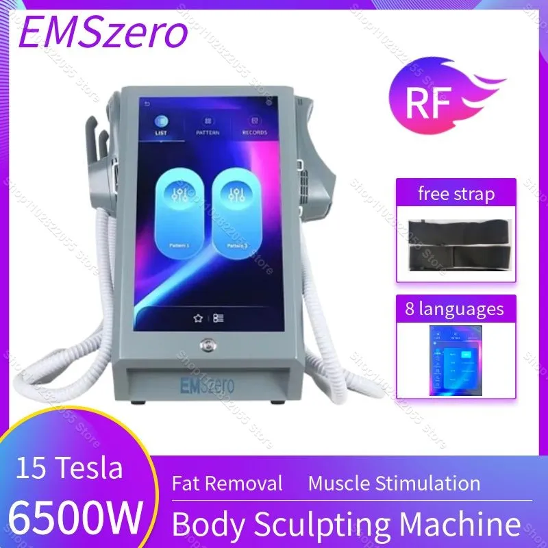 

New Upgrade 6500W EMS RF Body Sculpting Machine Emszero NEO Professional Hiemt Muscle Stimulator Body Contouring with 200HZ