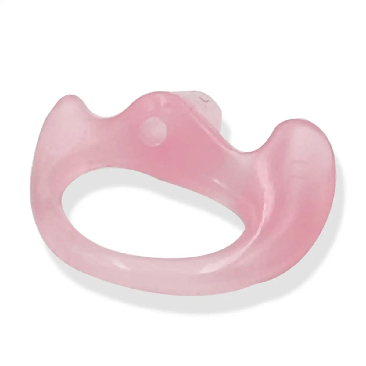 SWXF Replaceable Silicone Earplugs Triangle Earpod with Air Tube Headset Pink L Size Earplugs Walkie Talkie Accessories