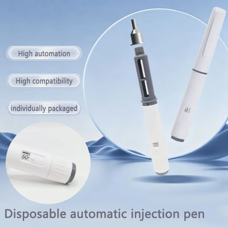 

Disposable automatic injection pen, precise, suitable as an auxiliary tool for injecting insulin growth hormone, empty bottle