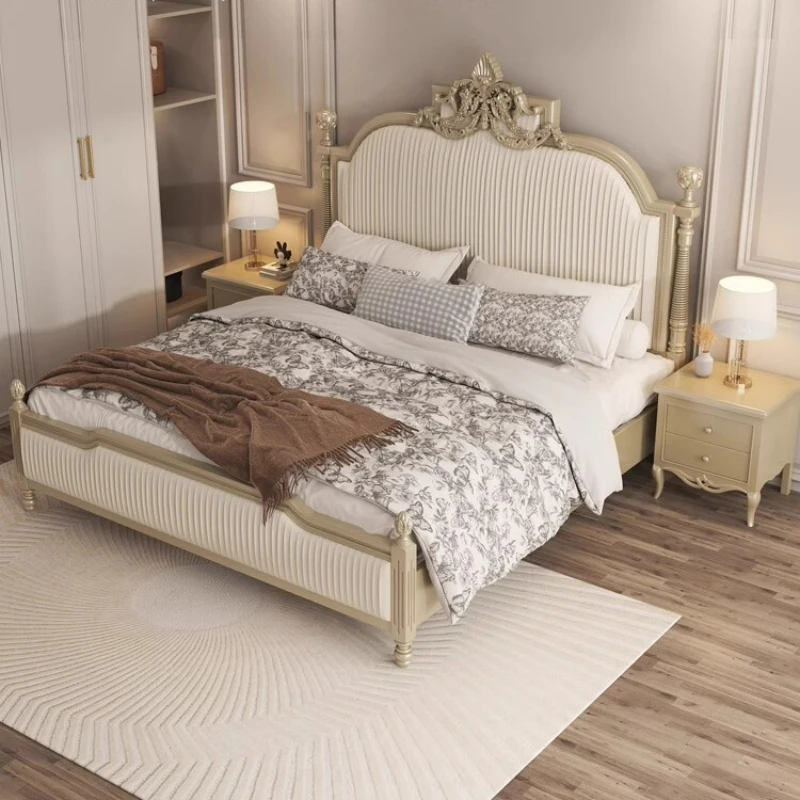 

Headboard Frame Double Bed Support King Size Twin Living Room Double Bed Hotel Princess Cama Matrimonial Bedroom Furniture