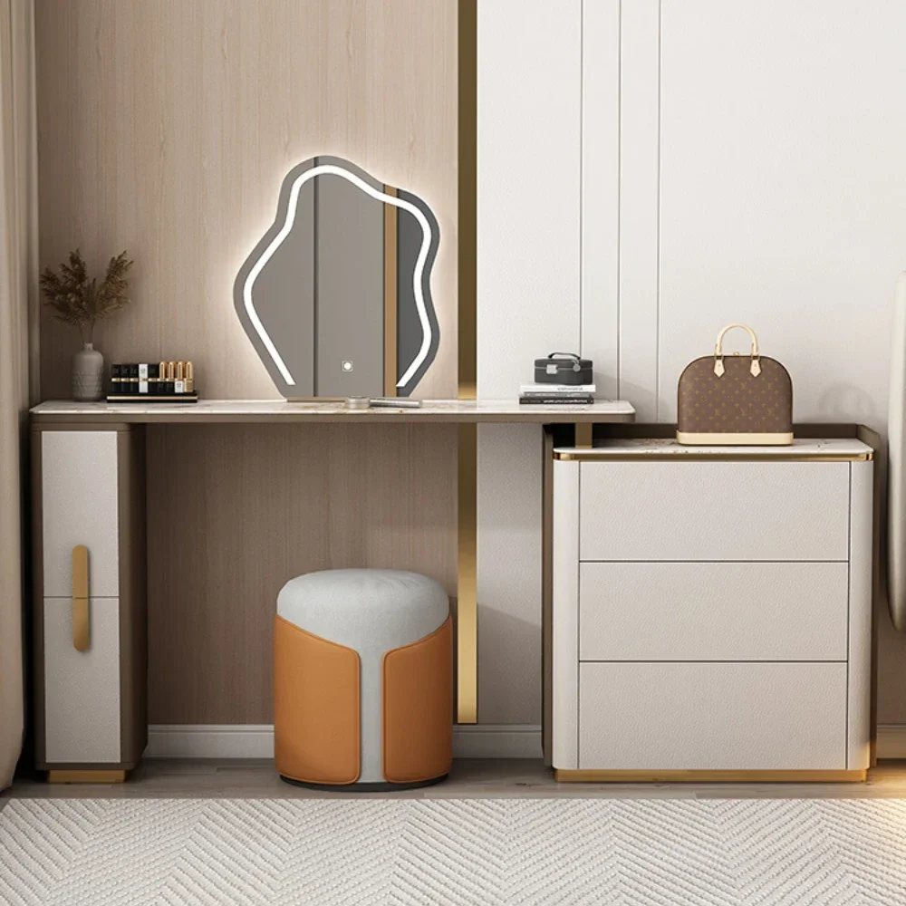 

Locker Small Apartment Nordic Bedside Table Makeup Table Minimalist Style