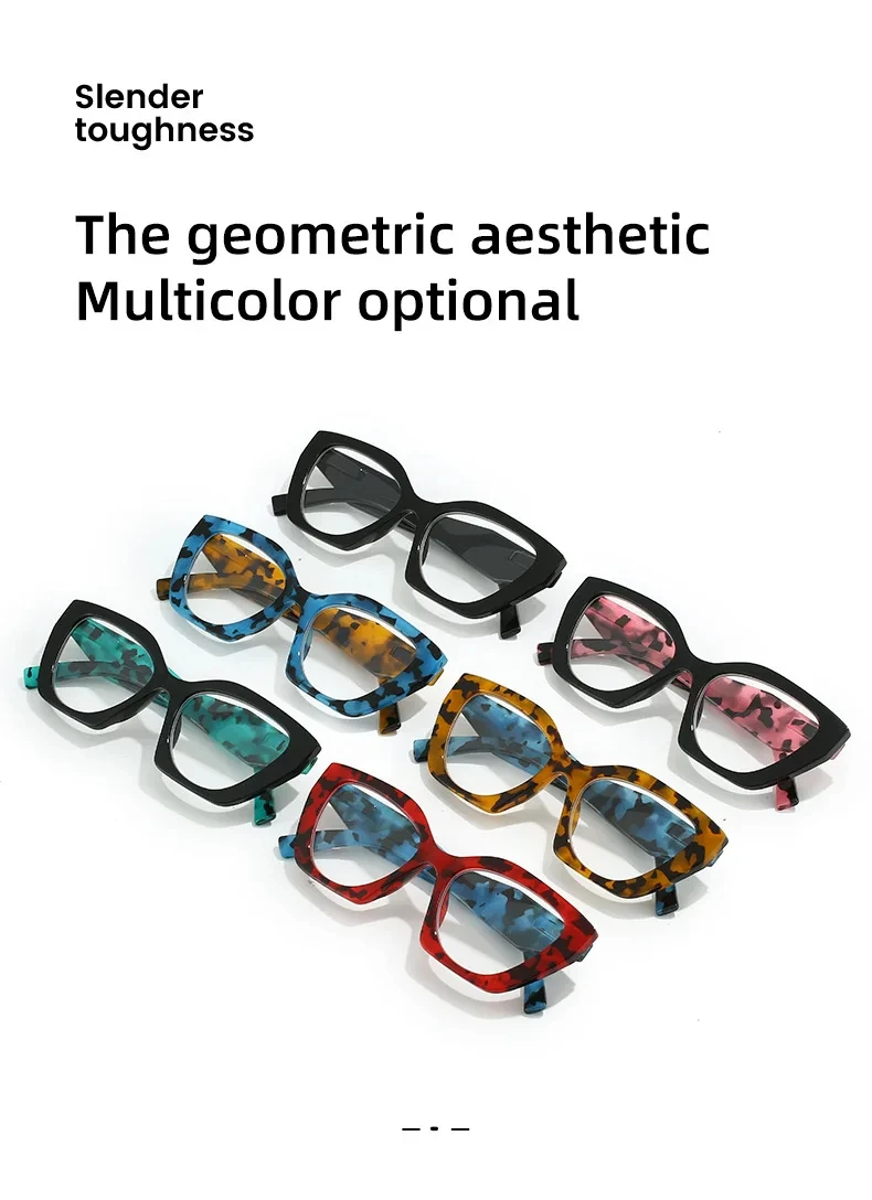 Neu in Cat Eye Optische Gläser Frauen Myopie Brillen Hyperopie Lesebrille Anti Blaues Licht Computer Brille – Detail 6