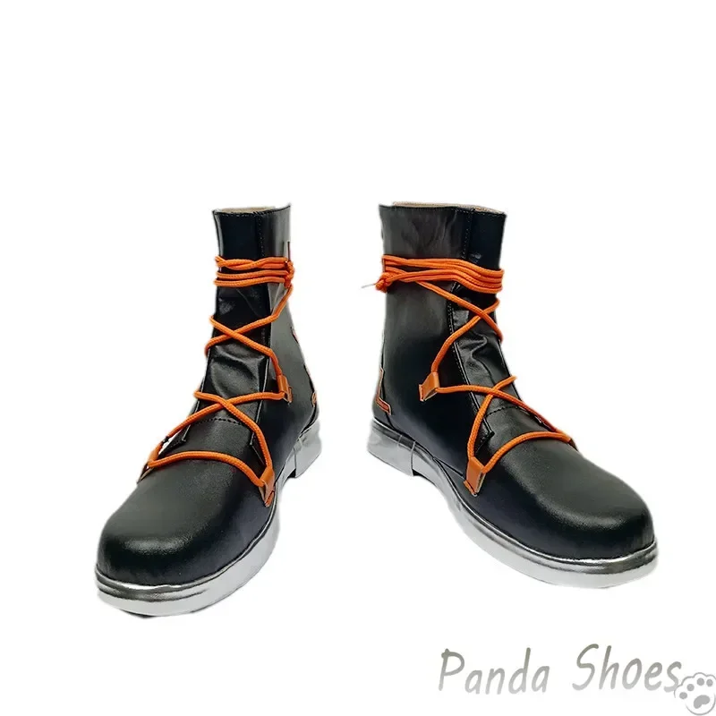 Valorant Yoru Scarpe Cosplay Anime Gioco Cos Stivali da ginnastica neri Yoru Costume cosplay Scarpe per feste di Halloween