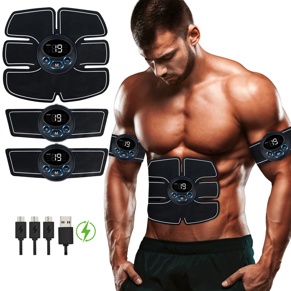 Estimulador muscular EMS, tóner muscular Abs, entrenador muscular portátil, aparato de Fitness, moldeador corporal, masajeador de celulitis, pérdida de peso
