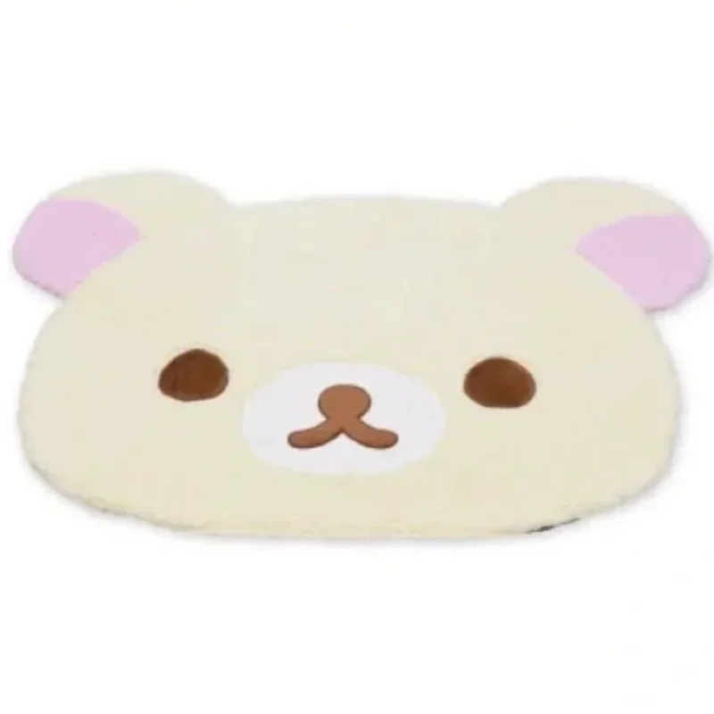 Kuna Bear Rilakkuma Carpet Relaxed Bear Cartoon Cute  Korea Floor Mat Bedroom Soft Plush Floor Mat Home Bedroom Bedside Carpet