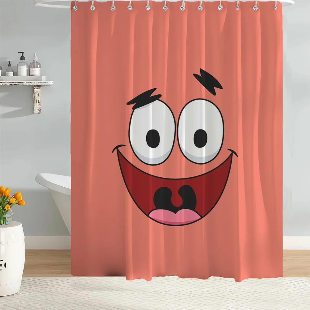 Bathroom Shower Curtain Home Tentacles SpongeBobs Washable Waterproof Fabric Shower Curtain Curtains in the Bathroom Accessories