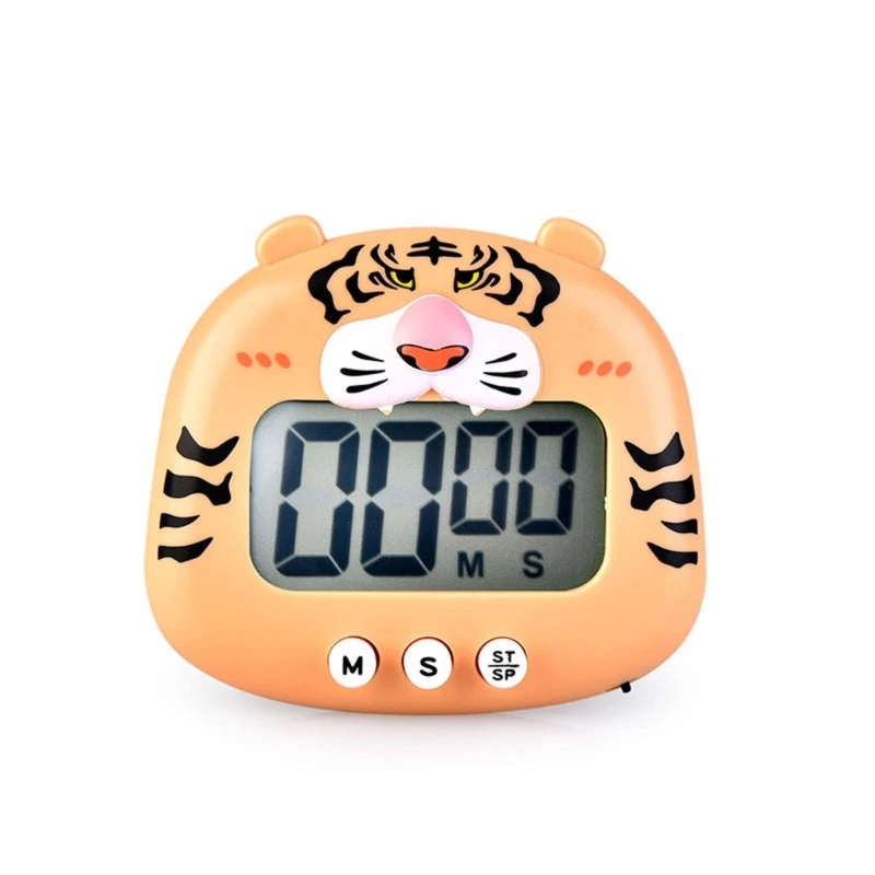 Digital Timer Cartoon Animal Countdown-Timer Kitchen Alarm Clock Multifunction Time-Reminder-Digital Cooking Timer