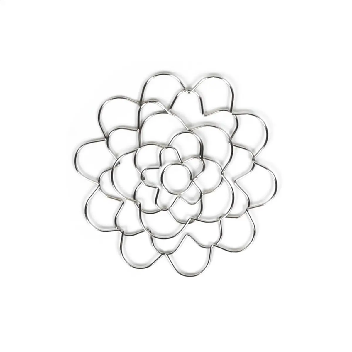 ABUA Flower Arrangement Holder Flower Arrangement Assistant Reusable Stainless Steel 4inch