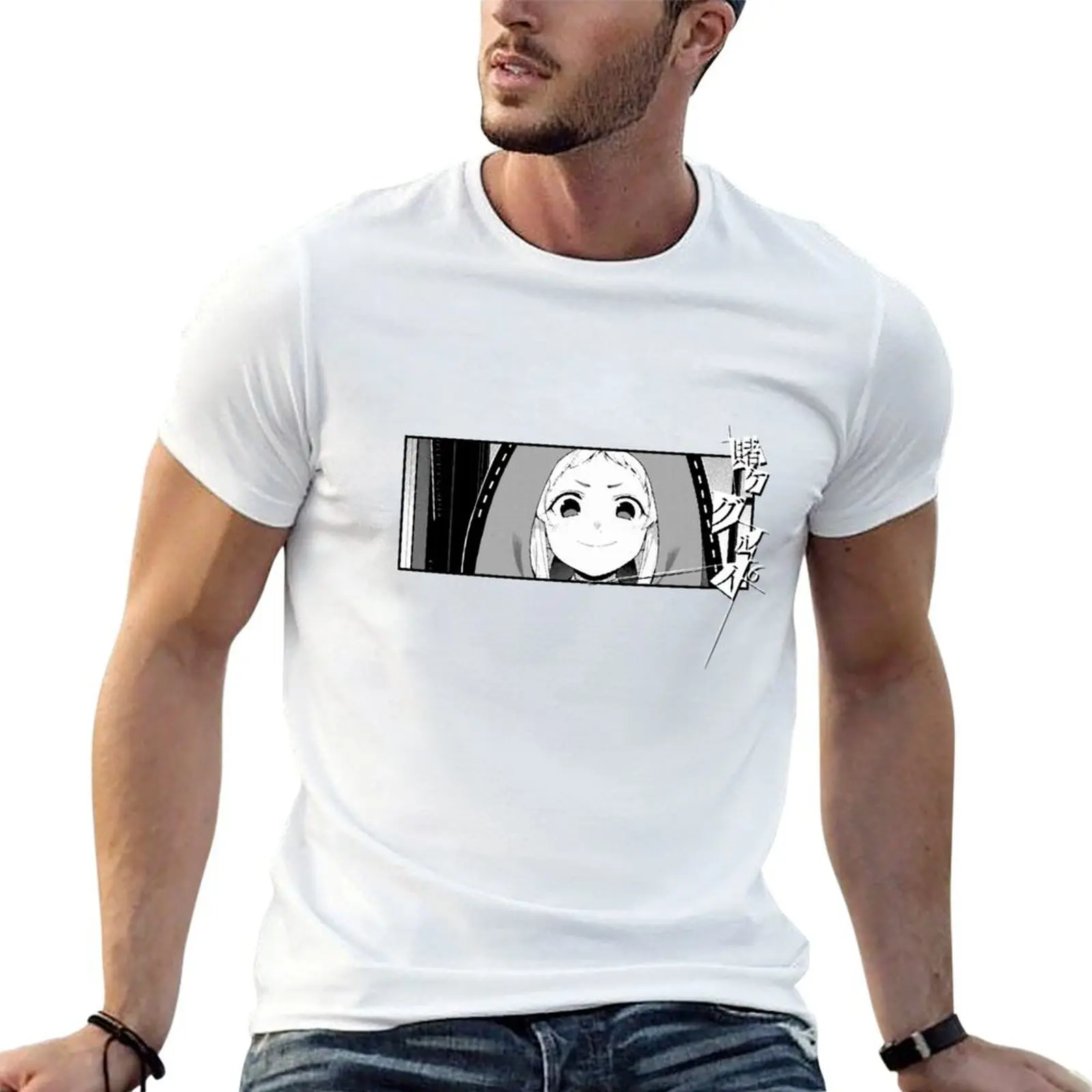 Kakegurui - Runa Yomozuki T-Shirt custom t-shirts basketball graphic tees oversized t shirts for men