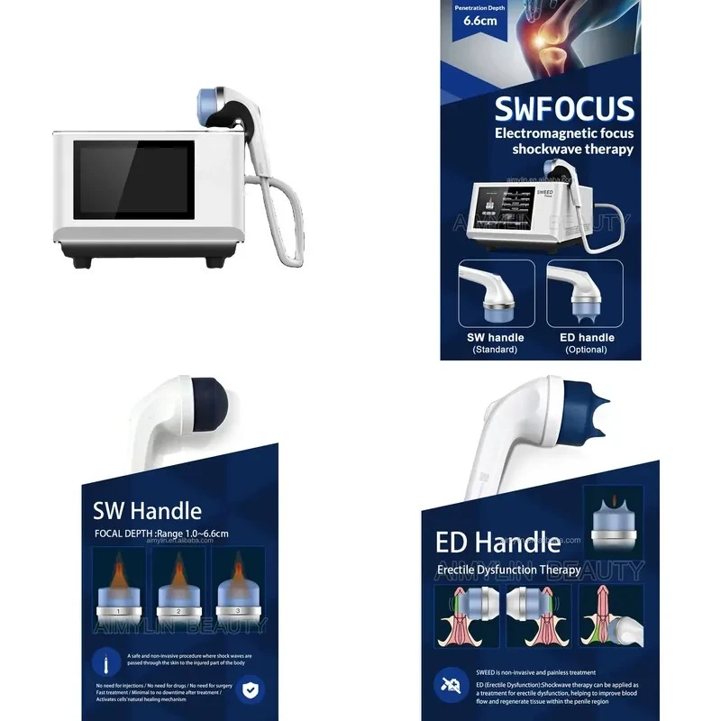Extracorporeal Shock Wave Therapy Machine for Muscle Physiotherapy Waist Pain Relief Massage Instrument Shockwave Health Care