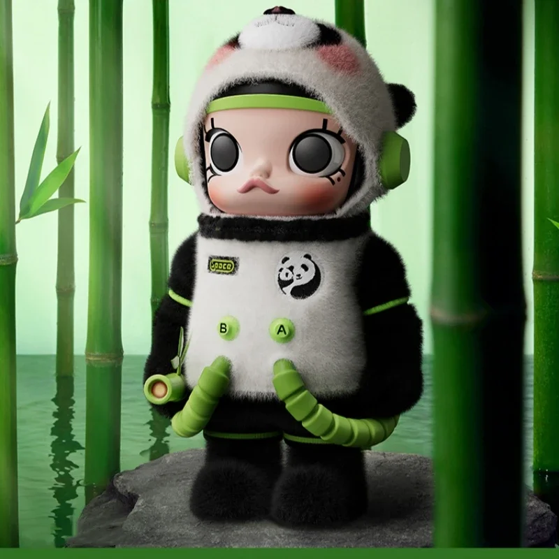 New Authentic Mega Space Molly 400% Panda Figurine Fashion Tide Cute Doll Home Collect Decor A Gift For A Friend