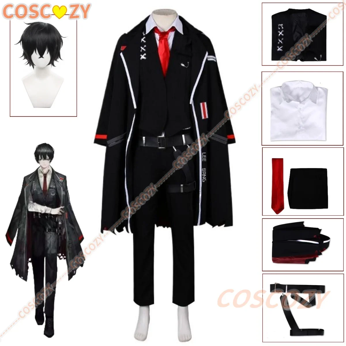 Косплейигры Yi Sang Косплей Костюм Парик Игра Limbus Company Косплей S-2XL Униформа Костюм Yi Sang Косплей Плюс Размер Хэллоуин Outfi