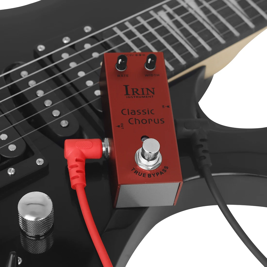 IRIN AN-09 klasik efek gitar Chorus Pedal renyah & transparan Chorus penuh tubuh suara True Bypass bagian gitar & Aksesori