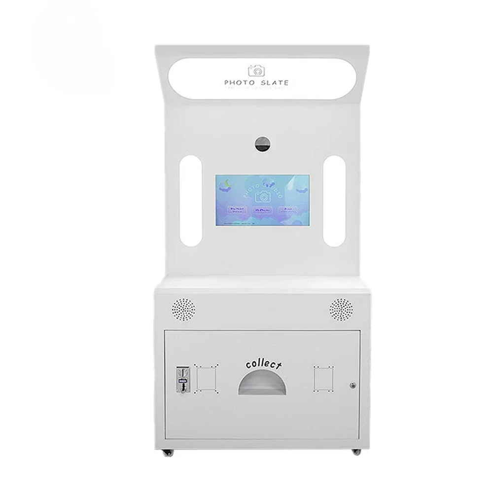 Self Service Photo Booth Machine With Print Business Photobooth Machine Photo Printing Vending Machines With Printer Kiosk