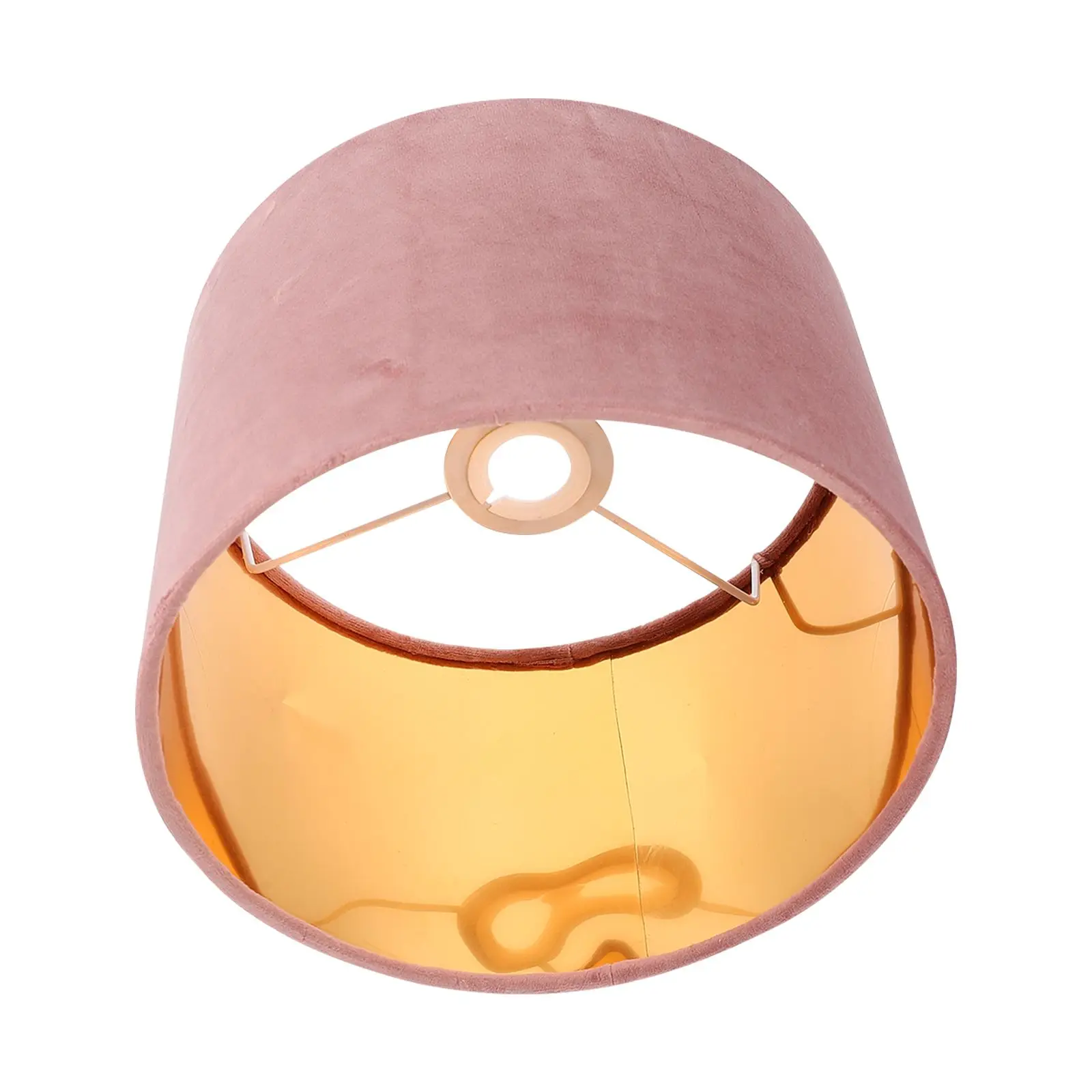 

1pc Velvet Lampshades Table Light Cover Pink Replacement Drum Shade Home Decor Accessories for Bedroom Living Room