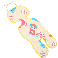Baby Stroller Mat Cooling Cushion Car Seat Pad Summer Ice Silk Liner Coral Green Heat Absorption Dissipation Baby