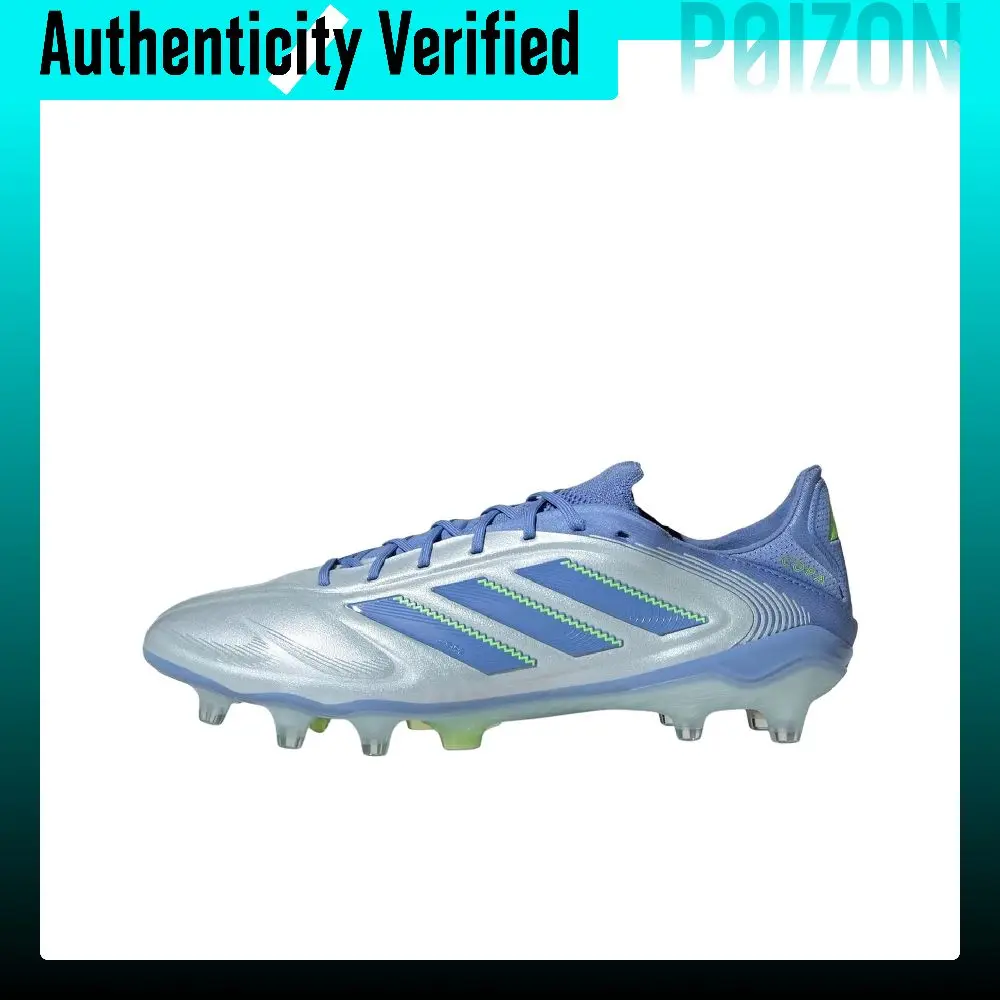 Adidas Copa Pure 3 FG Firm Ground Natural Grass Slip Resistant Abrasion Resistant Soccer Shoes Unisex Blue ID9038