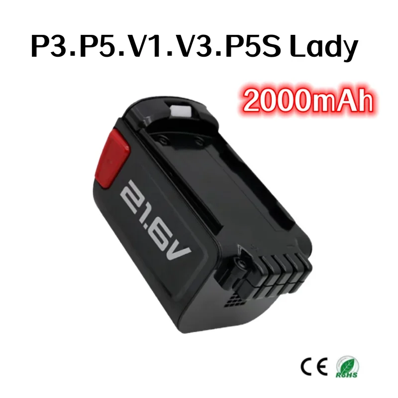 100% originale 2000mAh per Midea V1 V3 P3 P5 P5pro P5S Lady P70 P81 BP21620D BP21625A VH1704 batteria per aspirapolvere