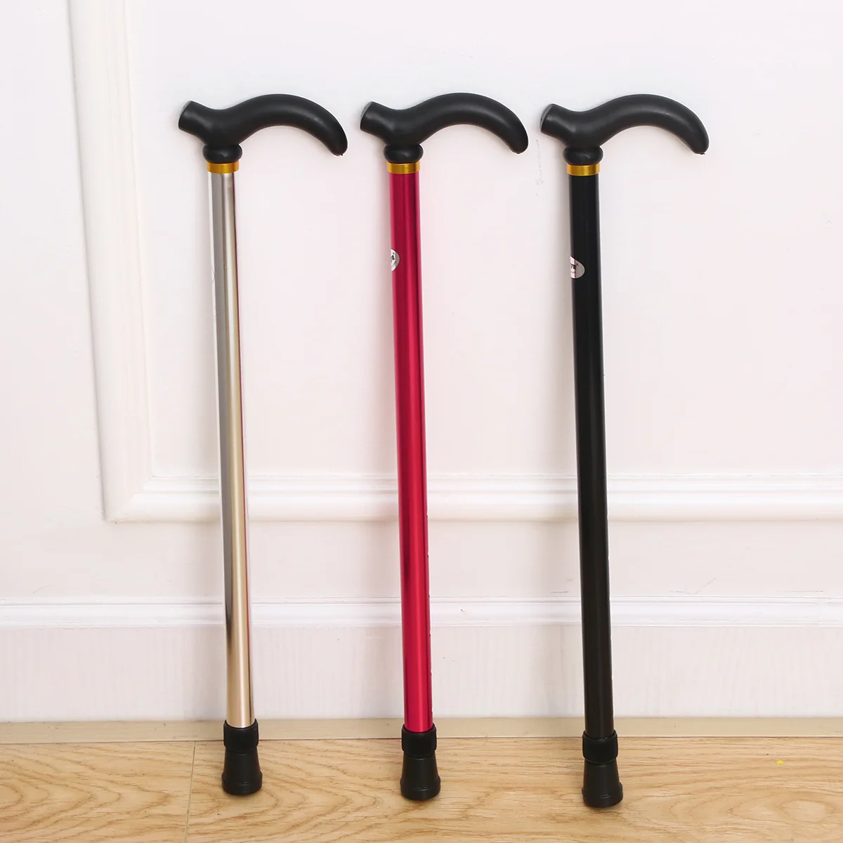 Walking Cane Stickmen Folding Adjustable Canes Sticks Collapsible Seniors Aluminum Poles Alloy Elderly Trekking Women Hiking