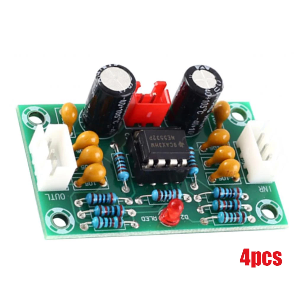 NE5532 Preamplifier Board Multicolor DIY Module Electronic Component for 12V-30V Audio Amplifier and Sound Systems