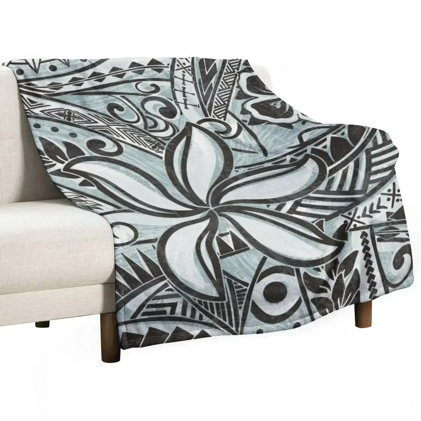 Hawaiian Slate Ocean Spray Print Throw Blanket Thins Luxury Brand Hair Sofa Throw Vintage Thermals For Travel Blankets