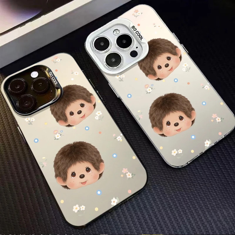 Doll M-monchhichis-s Frosted Case for Xiaomi Mi 15 15T 14 Ultra 14T 13T 12T 11 Lite POCO F6 F5 X8 X7 X6 X5 Pro Max Acrylic Cover