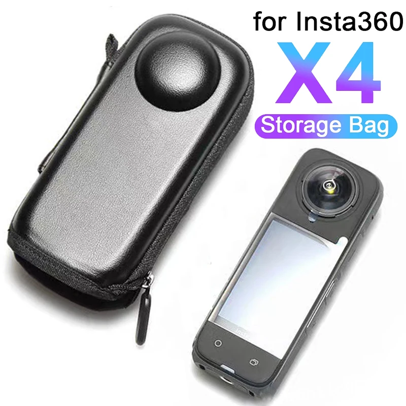 Insta360 X4 용 미니 보관 케이스 커버, 스크래치 방지, 휴대용 보관 가방, Insta 360 X4 액션 카메라 운반 가방 