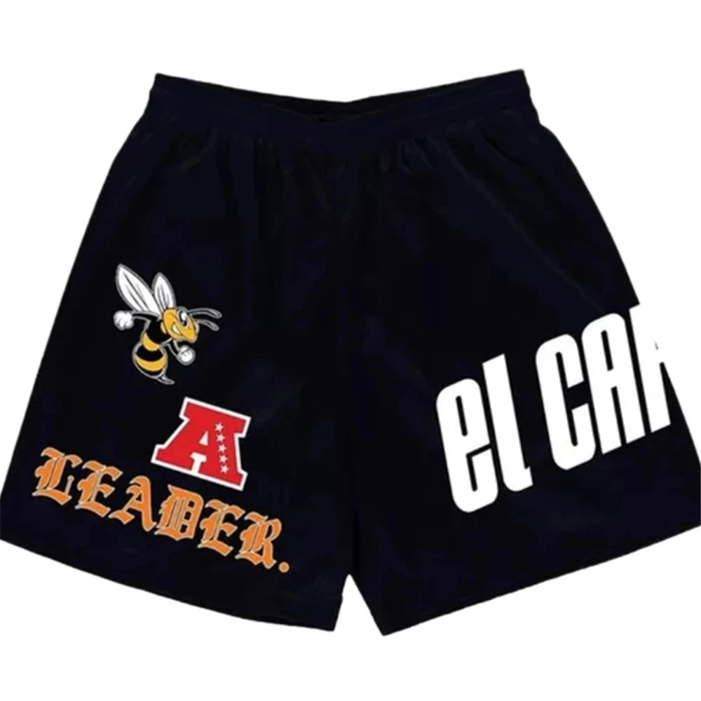 New Little bee Men Women Classic GYM Basketball Workout Mesh Shorts Fashion Design Shorts Men Casual sports shorts