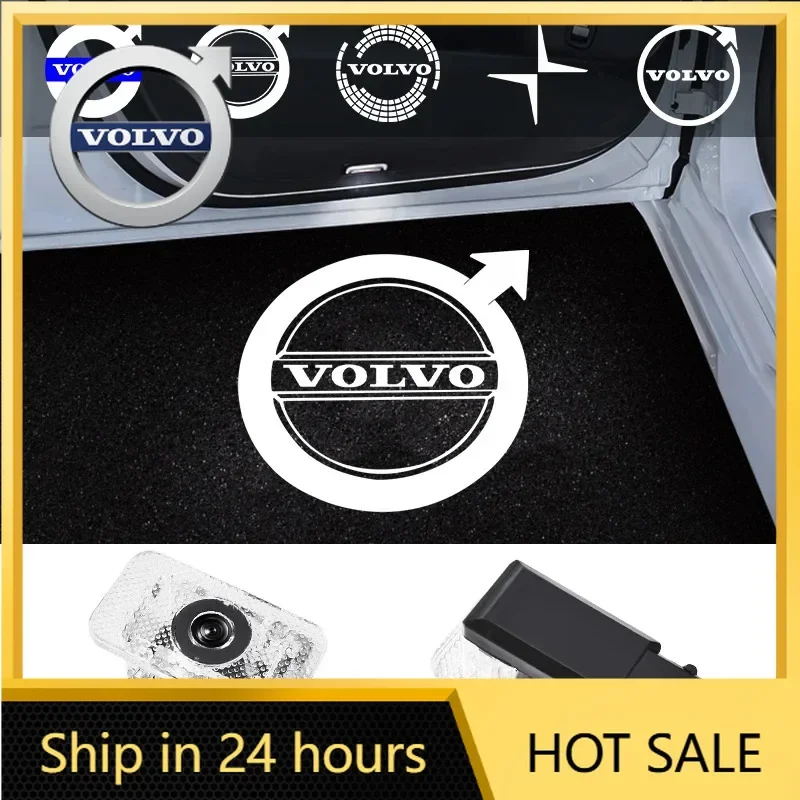 

Steering Covers 2pcs LED Logo Lamp Car Door Welcome Projecto Light Courtesy Lamp For Volvo 2012-2016 S80L S60L 2013-2019 V40 V40