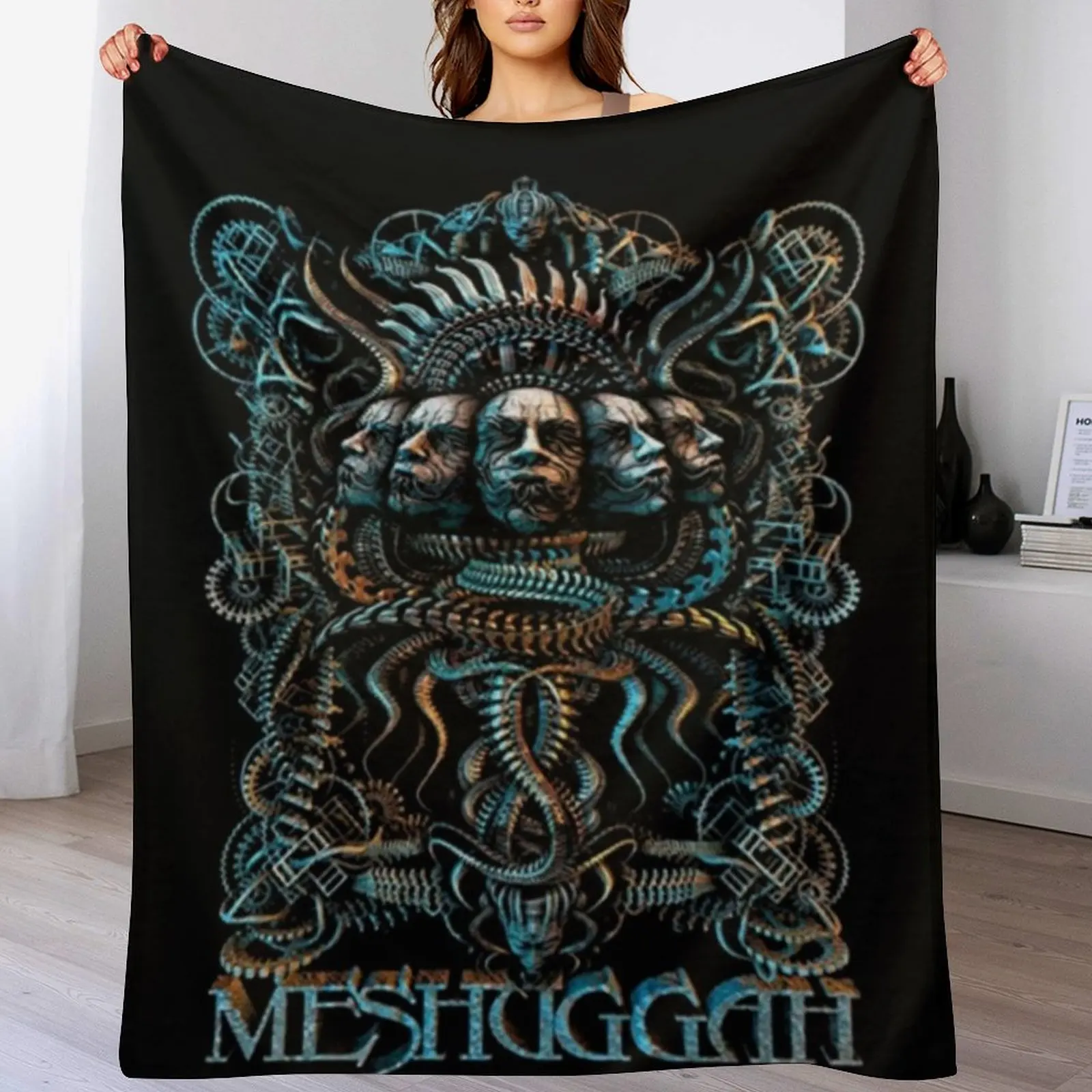 

MESHUGGAH ARTWORK Classic Throw Blanket Softest Winter beds for winter Blankets