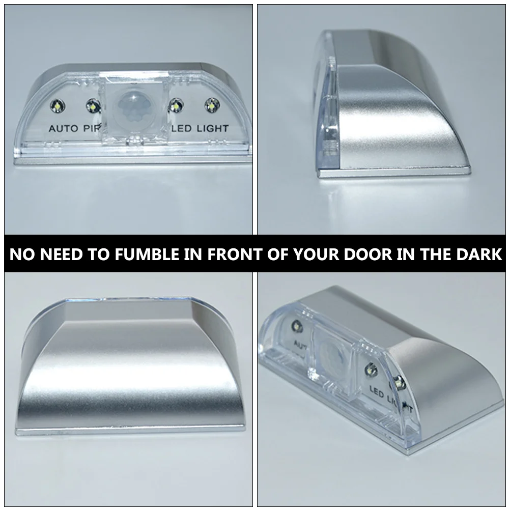 Human Sensor Light Night Lamp for Stairway LED Motion Door Lock Plastic Auto PIR Keyhole Body