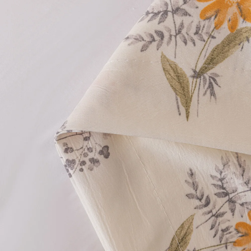 Soft Washed Linen Feel Long Pillowcase Envelope Closure Breathable Bedding Pillow Protector For Home Couple Large Bed Decor