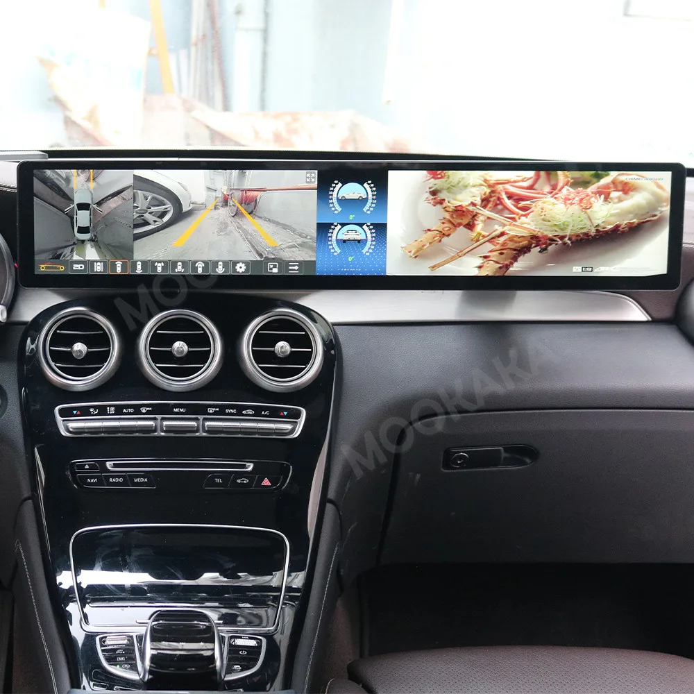 

26.2" Car Radio Stereo For Mercedes Benz C Class W205 2015-2022 Android 15 Auto Carplay Co-pilot Multimedia Player DSP Head Unit