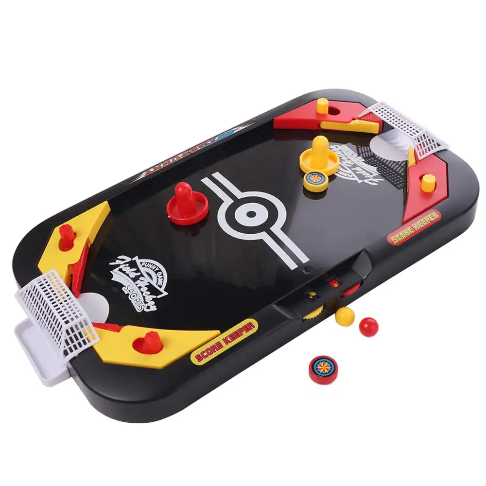 

Plastic Soccer Board Game Toys Educational Board Games Desktop Soccer Ice Table Game 2 in 1 Desktop Battle Kids Air Hockey Toy