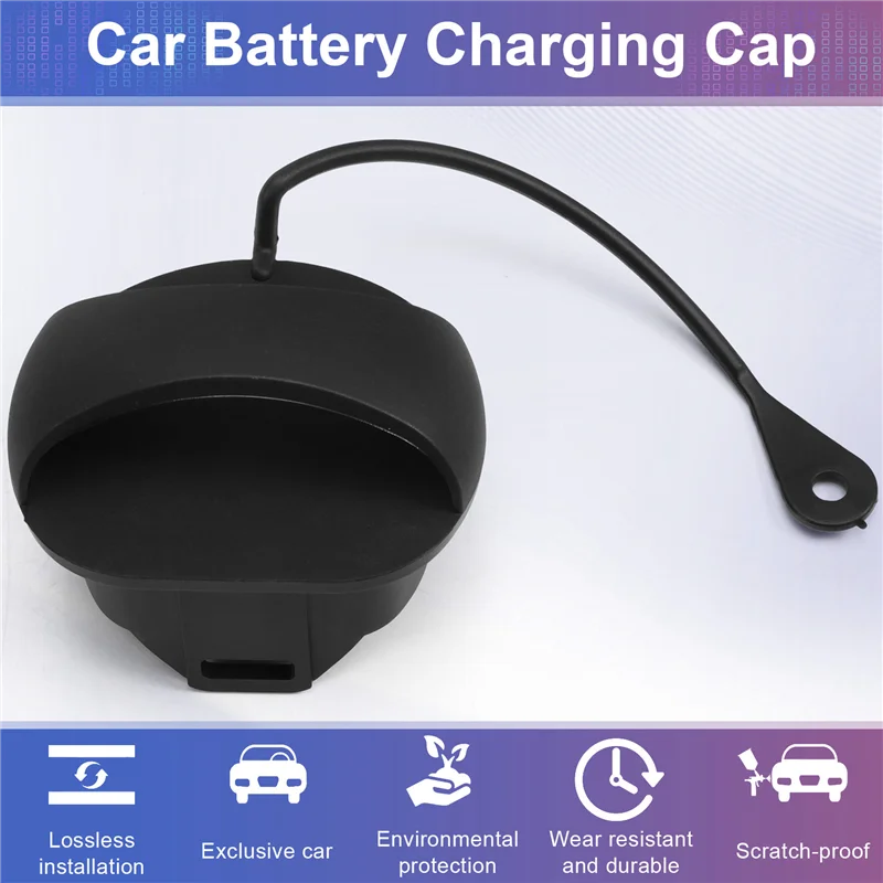 A11F-Car Battery Charging Cap Charging Socket Cover 7PP971904A For Porsche Panamera S Hybrid (EV-GAS) 2012-2015