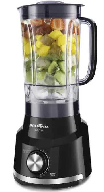 Britania Black Ball Blender 3.2L 1400W 12 Speed 127V