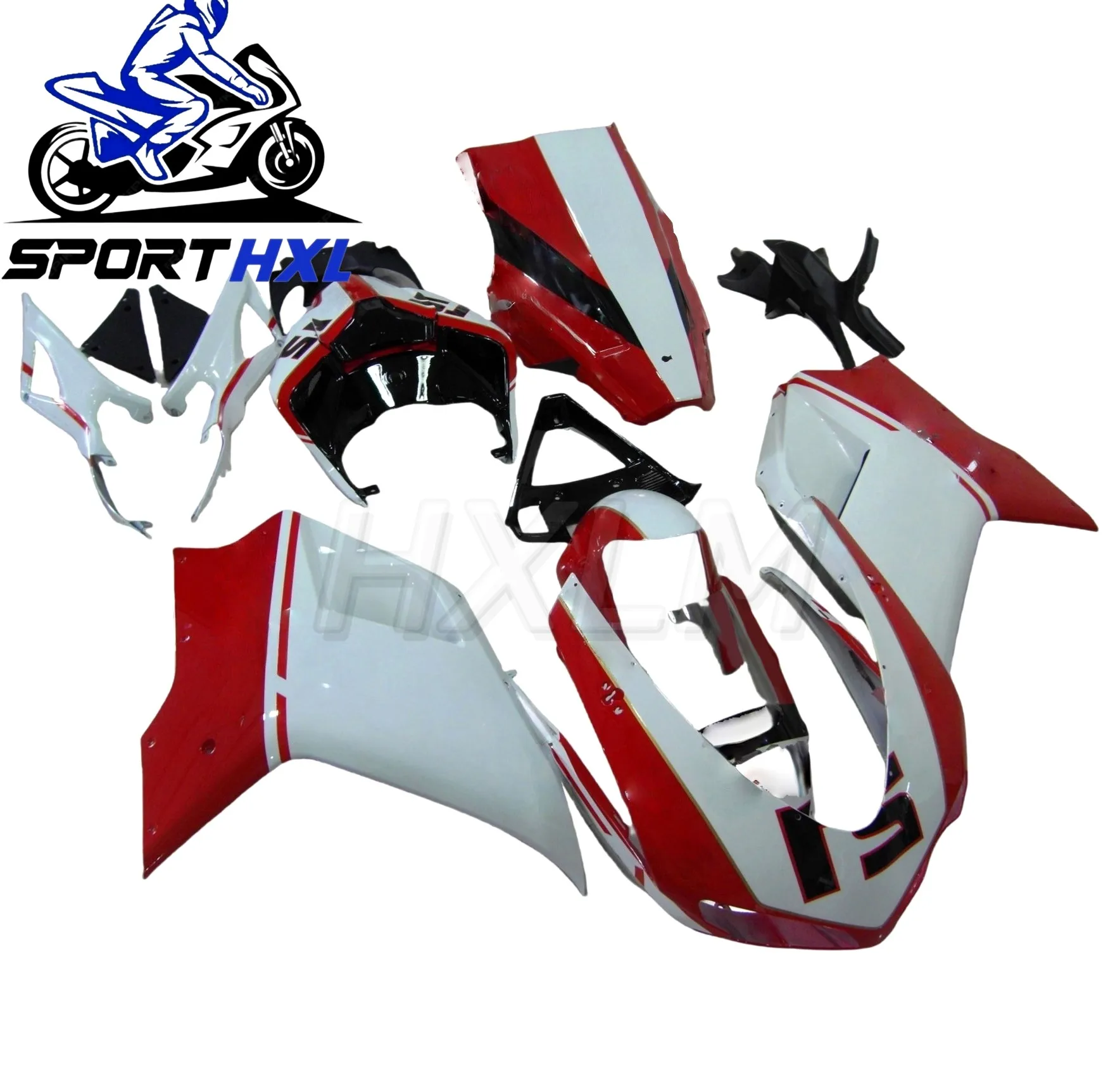Racing Motor For Ducati 848 1098 1198 1098S EVO 2008-2011 Motorcycle Fairing Kits Full Surround Fairing Conversion Kit Fairing A