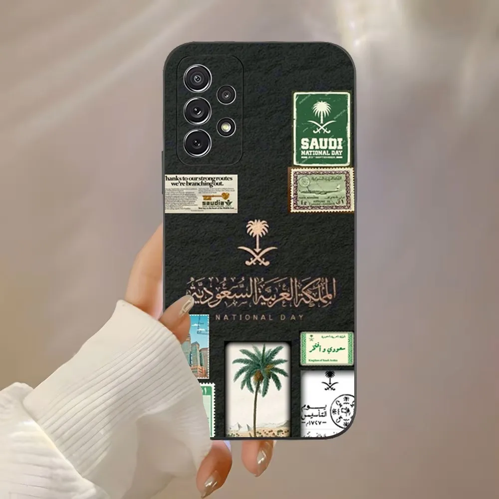 S-Salman Saudi A-Arabia Phone Case For Samsung Galaxy A91,A80,A73,A72 ,A71,A53A52,A32 ,A31A22,A21s,A20,Black Cover